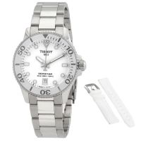 Tissot Seastar Quartz White Dial Mens Watch