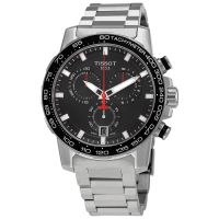 Tissot Supersport Chronograph Quartz Black Dial Mens Watch