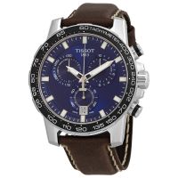 Tissot Supersport Chronograph Quartz Blue Dial Mens Watch