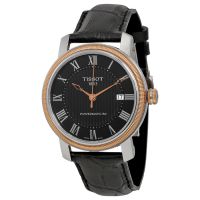 Tissot T-Classic Bridgeport Powermatic 80 Black Dial Mens Watch T0974072605300