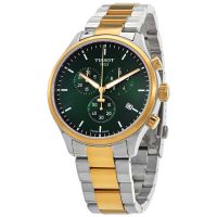 Tissot T-Sport Chronograph Quartz Green Dial Mens Watch
