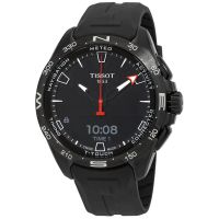 Tissot T-Touch Perpetual Alarm Chronograph Quartz Analog-Digital Black Dial Mens Watch