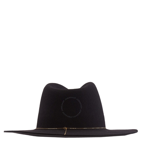 Van Palma Ladies Black Basile Bead Embellished Hat