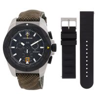 Victorinox I.N.O.X. Chronograph Quartz Black Dial Mens Watch