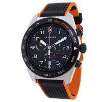 Victorinox Swiss Army Chronograph Quartz Black Dial Mens Watch