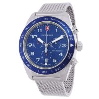 Victorinox Swiss Army Chronograph Quartz Blue Dial Mens Watch