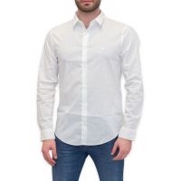 Emporio Armani Logo-Embroidered Buttoned Shirt