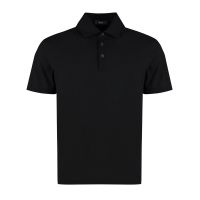 Herno Button Detailed Short-Sleeved Polo Shirt