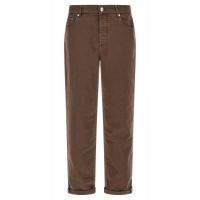 Brunello Cucinelli Logo Patch Straight-Leg Jeans