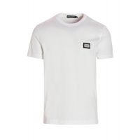 Dolce & Gabbana Logo Plaque Short Sleeved T-Shirt