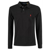 Polo Ralph Lauren Pony Embroidered Long-Sleeved Polo Shirt