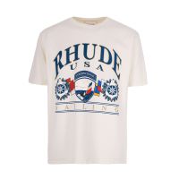 Rhude Usa Sailing Icon Crewneck T-Shirt