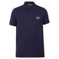 Dolce & Gabbana Logo Patch Polo Shirt - Cettire