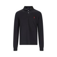 Polo Ralph Lauren Logo Embroidered Long Sleeve Polo Shirt - Cettire