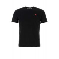 Comme des Garcons Play Heart Embroidered Crewneck T-Shirt