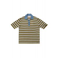 Marni Striped Short-Sleeved Polo Shirt