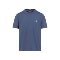 Brunello Cucinelli Logo Printed Crewneck T-Shirt