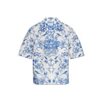 Alexander McQueen Graphic Printed Short-Sleeve Shirt