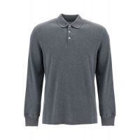 Brunello Cucinelli Long-Sleeved Polo Shirt