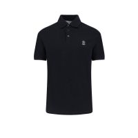 Brunello Cucinelli Collared Short-Sleeve Polo Shirt