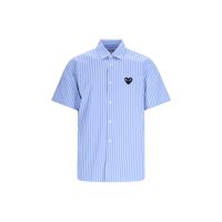 Comme des Garcons Play Striped Short Sleeved Shirt