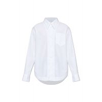 Ami Ami De Coeur Long-Sleeved Curved Hem Shirt