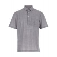 Brunello Cucinelli Logo Detailed Short Sleeved Polo Shirt