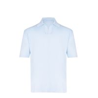 Filippo De Laurentiis V-Neck Knit Polo Shirt