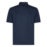 Herno Short-Sleeved Knitted Polo Shirt