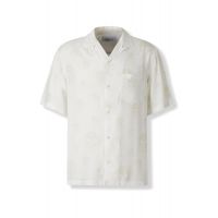 Alexander McQueen Short Sleeved Skull Jacquard Shirt