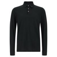 Zanone Ice Cotton Long-Sleeve Polo Shirt