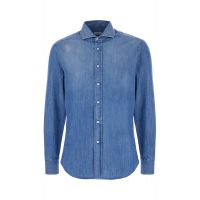Brunello Cucinelli Button-Up Denim Shirt