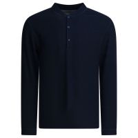 Brunello Cucinelli Long-Sleeved Crewneck Polo Shirt
