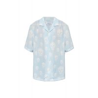 Alexander McQueen Skull Printed Hawaian Shirt