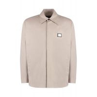 Dolce & Gabbana Logo Plaque Concealed Fastened Shirt