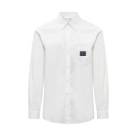Dolce & Gabbana Logo Plaque Long-Sleeved Shirt