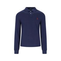 Polo Ralph Lauren Pony Embroidered Long-Sleeved Polo Shirt
