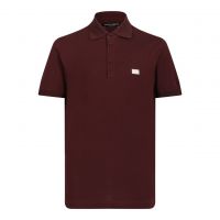 Dolce & Gabbana Logo Plaque Short-Sleeved Polo Shirt