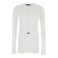 Dolce & Gabbana Logo Patch Serafino T-Shirt