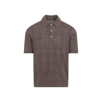 Brunello Cucinelli Short-Sleeved Knitted Polo Shirt