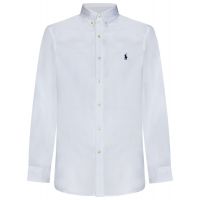 Polo Ralph Lauren Logo Embroidered Long-Sleeved Shirt