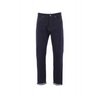 Brunello Cucinelli Logo Patch Tapered Leg Jeans