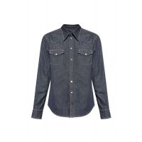 Dolce & Gabbana Curved Hem Denim Shirt
