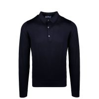John Smedley Bradwell Long-Sleeve Polo Shirt