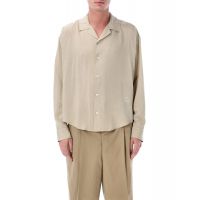 AMI Logo Embroidered Long-Sleeved Shirt