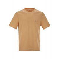 Brunello Cucinelli Logo Printed Crewneck T-Shirt