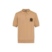 Dolce & Gabbana Heraldic Patch Polo Shirt