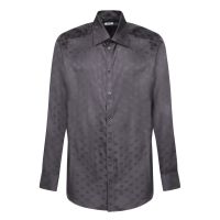 Dolce & Gabbana Monogram Detailed Long-Sleeved Shirt