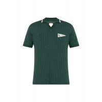 Emporio Armani Logo Patch Knit Polo Shirt