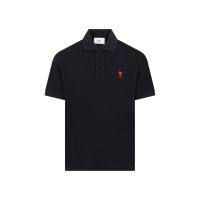Ami Ami de Coeur Logo Embroidered Polo Shirt